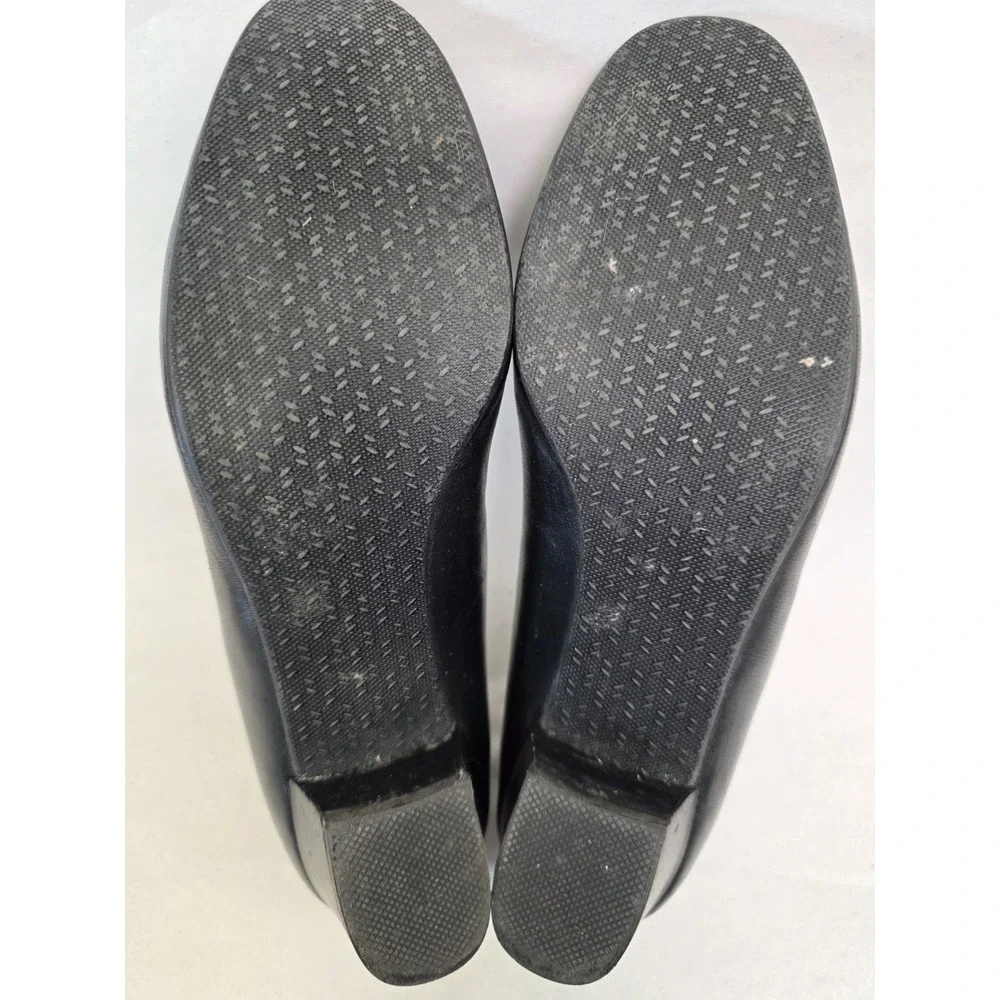 SAS Regina (Sz 6.5 M) Womens Pump Shoes Black Leather 1.25